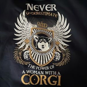 Power of Corgi Hoodie,Sz XL